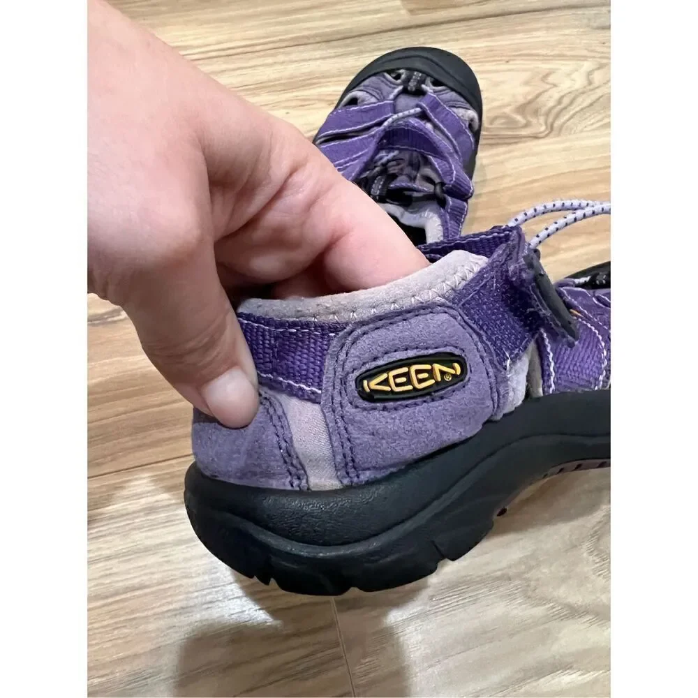 KEEN Purple Newport H2 Waterproof Sport Hiking Sandals Shoes kids Size 3